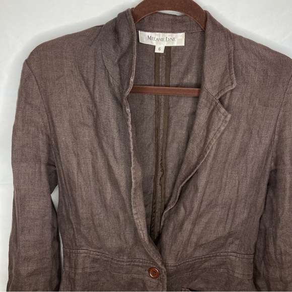 Meadow Rue Brown Blazer - Picture 3 of 6